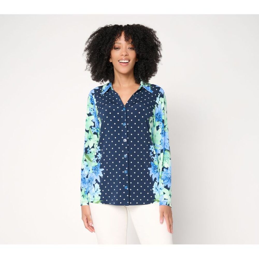 Susan Graver Women's Top Plus Sz 2X Make Your Selection: Multi-colored A736243